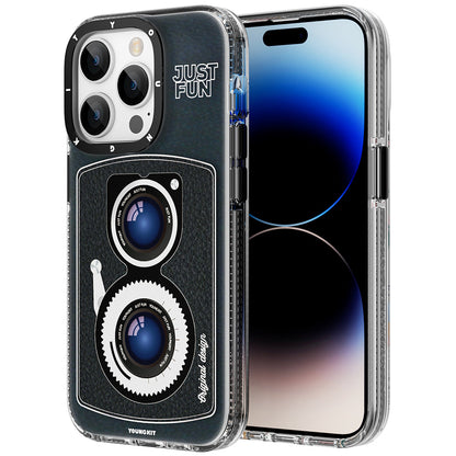Apple iPhone 14 Pro Max Kılıf M-safe Şarj Özellikli Lens Figürlü YoungKit Art Film Serisi Kapak - Görsel 2