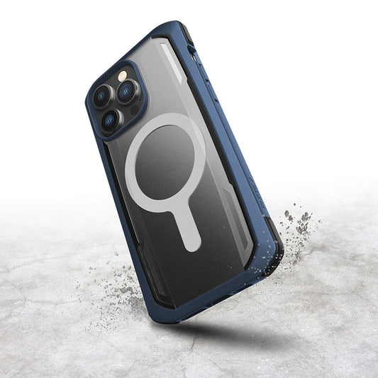 Apple iPhone 14 Pro Max Kılıf M-safe Şarj Özellikli Raptic Secure Serisi Çift Kat TPU Kenarlı Şeffaf Arka Yüzeyli Kapak
