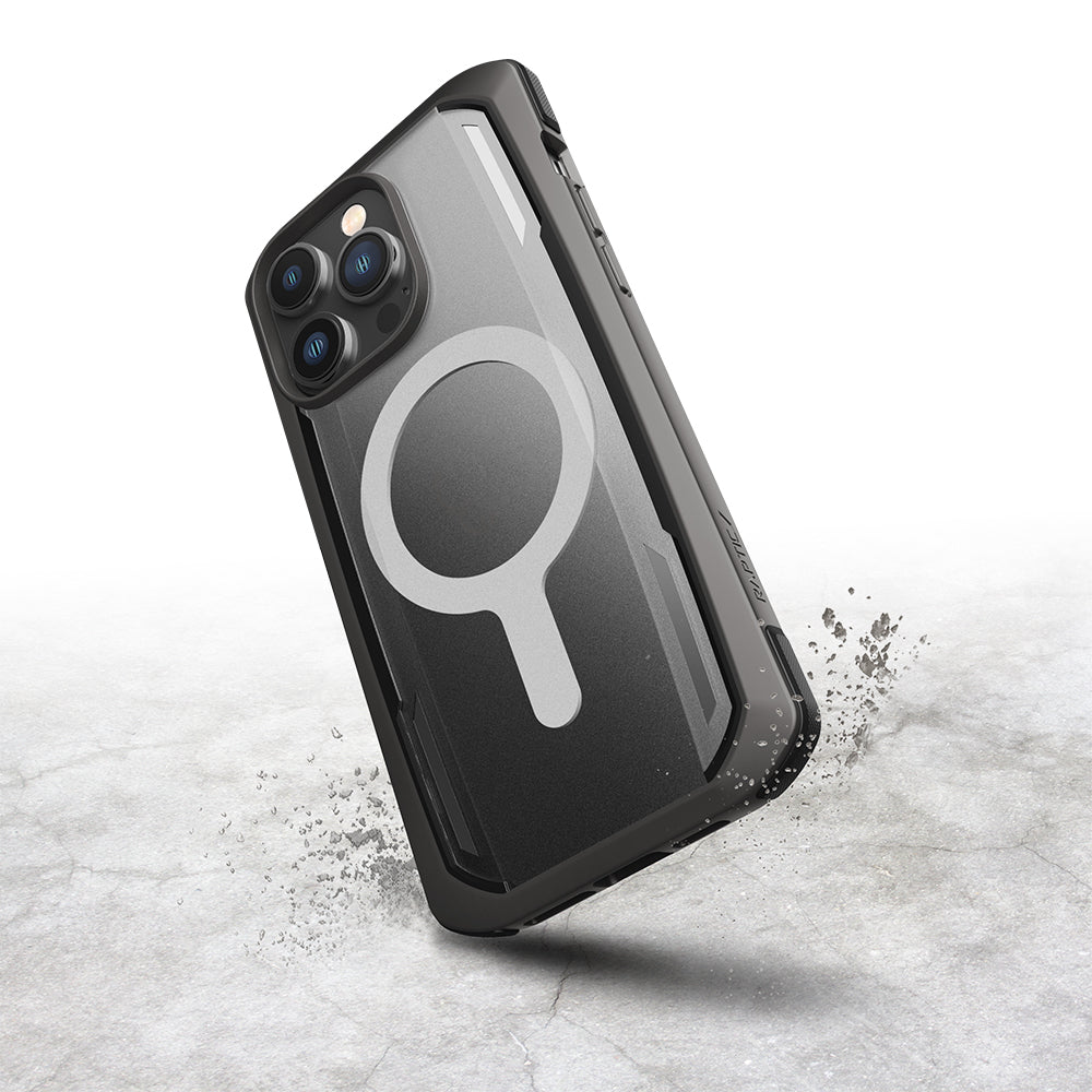 Apple iPhone 14 Pro Max Kılıf M-safe Şarj Özellikli Raptic Secure Serisi Çift Kat TPU Kenarlı Şeffaf Arka Yüzeyli Kapak - Görsel 2