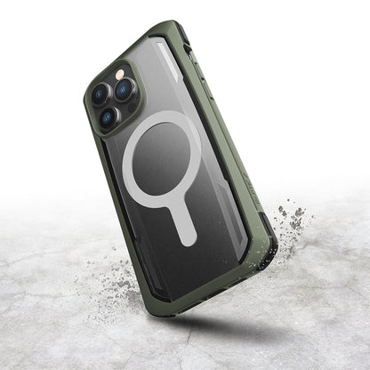 Apple iPhone 14 Pro Max Kılıf M-safe Şarj Özellikli Raptic Secure Serisi Çift Kat TPU Kenarlı Şeffaf Arka Yüzeyli Kapak - Görsel 4