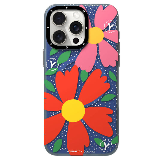 Apple iPhone 14 Pro Max Kılıf M-safe Şarj Özellikli Sunshine Tasarımlı Youngkit Colorful Serisi Kapak