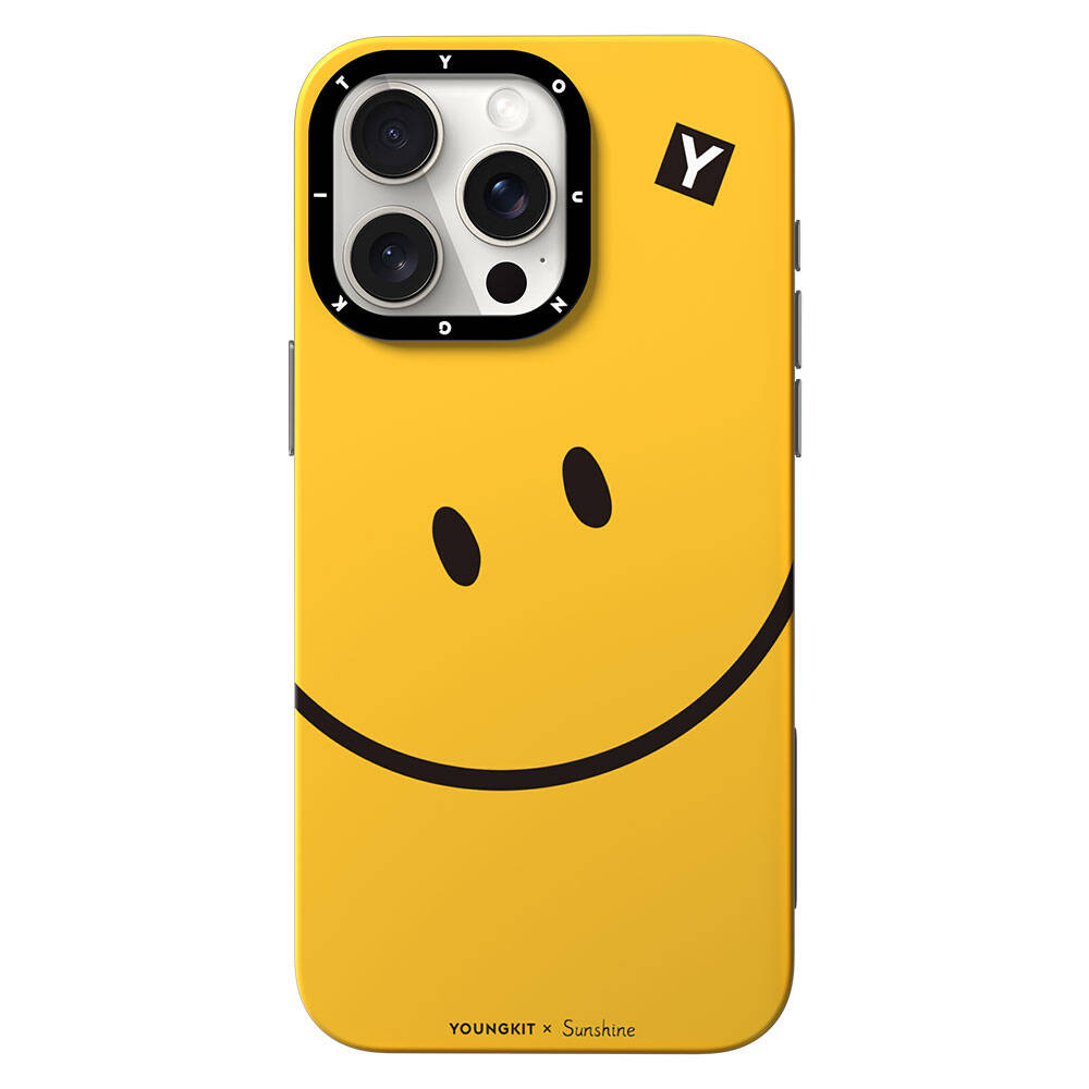Apple iPhone 14 Pro Max Kılıf M-safe Şarj Özellikli Sunshine Tasarımlı Youngkit Daily Happy Serisi Kapak - Görsel 4