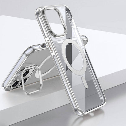 Apple iPhone 14 Pro Max Kılıf M-safe Şarj Özellikli Wlons Standlı Efsane Kapak - Görsel 5