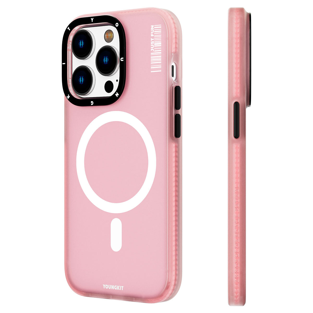 Apple iPhone 14 Pro Max Kılıf M-safe Şarj Özellikli Youngkit Colored Sand Serisi Kapak - Görsel 2