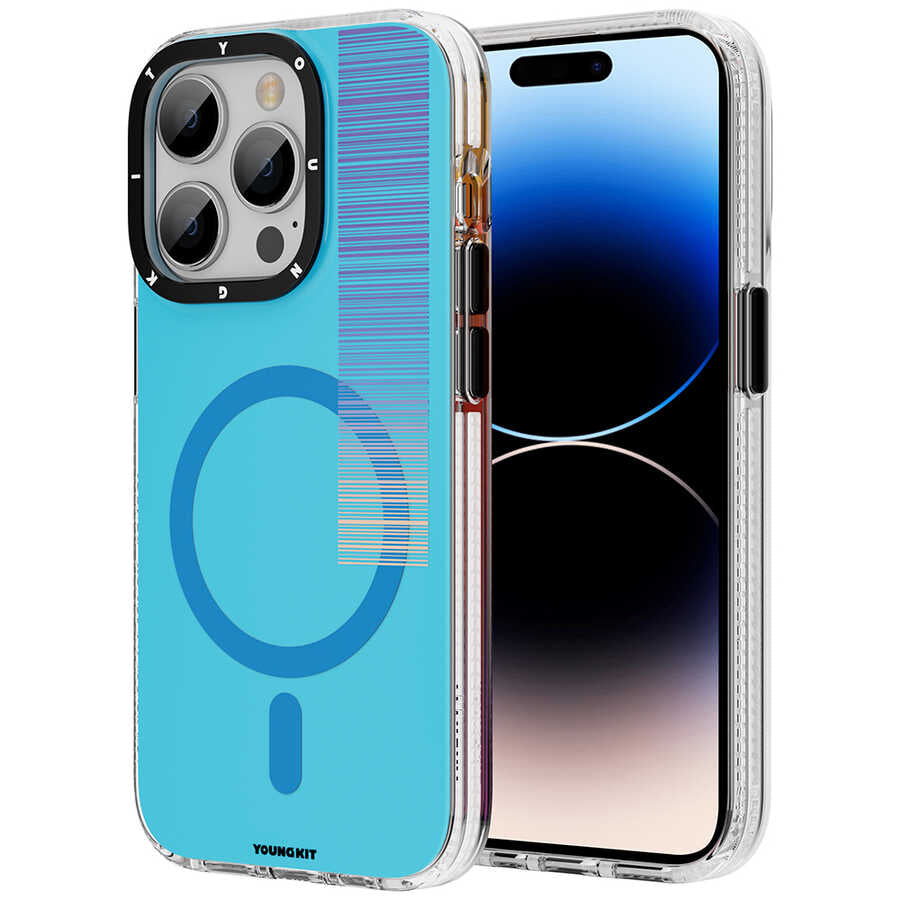 Apple iPhone 14 Pro Max Kılıf M-safe Şarj Özellikli Youngkit Pure Serisi Kapak - Görsel 2