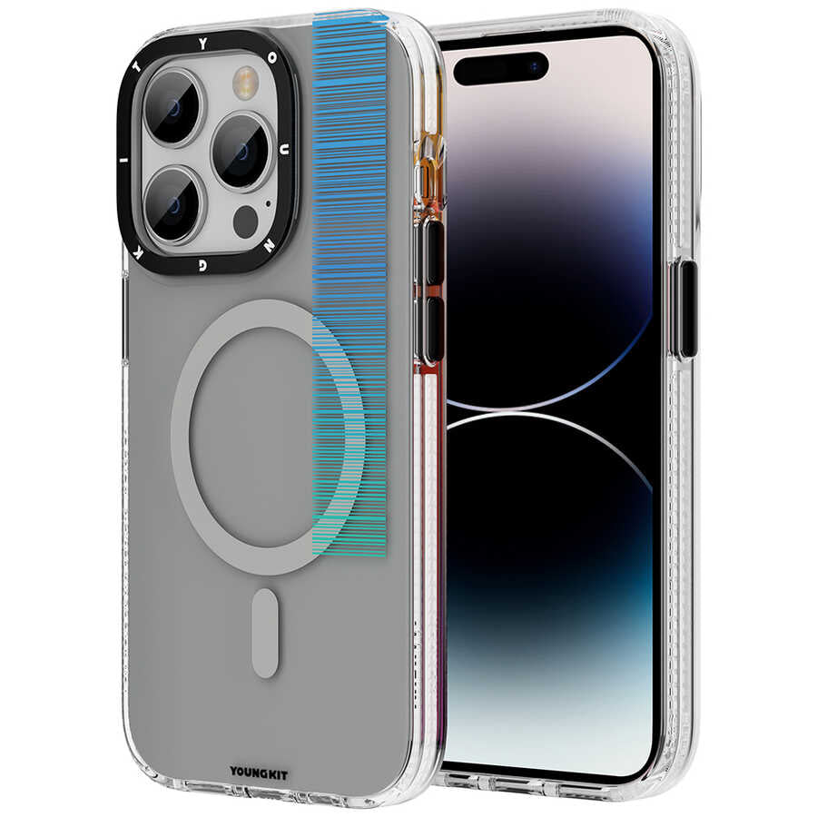 Apple iPhone 14 Pro Max Kılıf M-safe Şarj Özellikli Youngkit Pure Serisi Kapak - Görsel 5