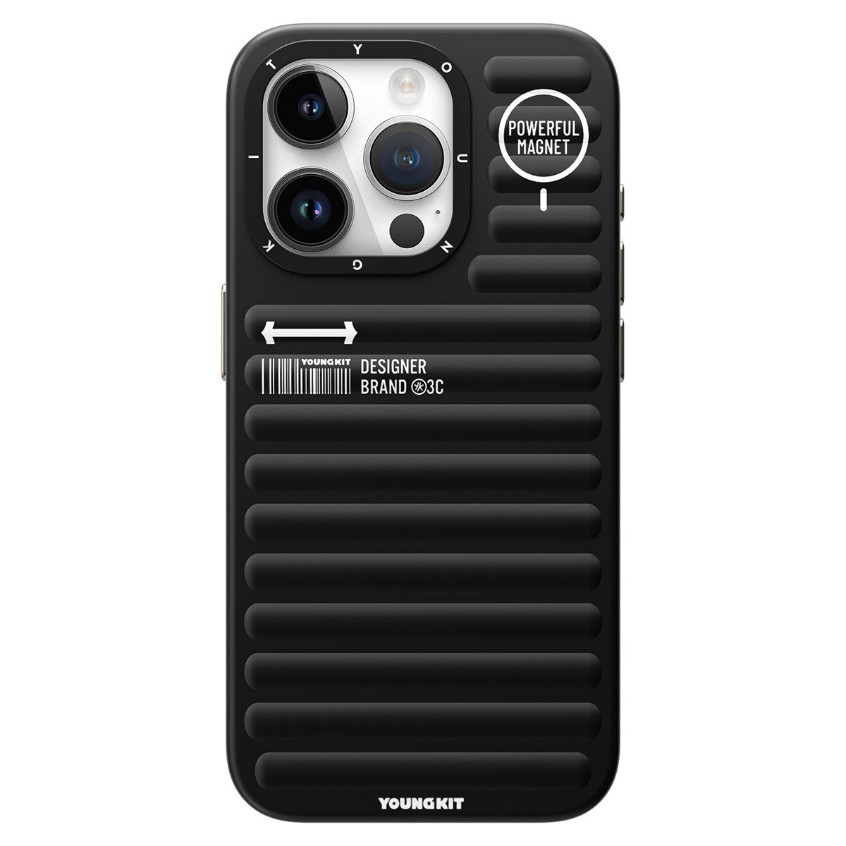 Apple iPhone 14 Pro Max Kılıf Mat Renkli Tasarım YoungKit Original Serisi Kapak - Görsel 4