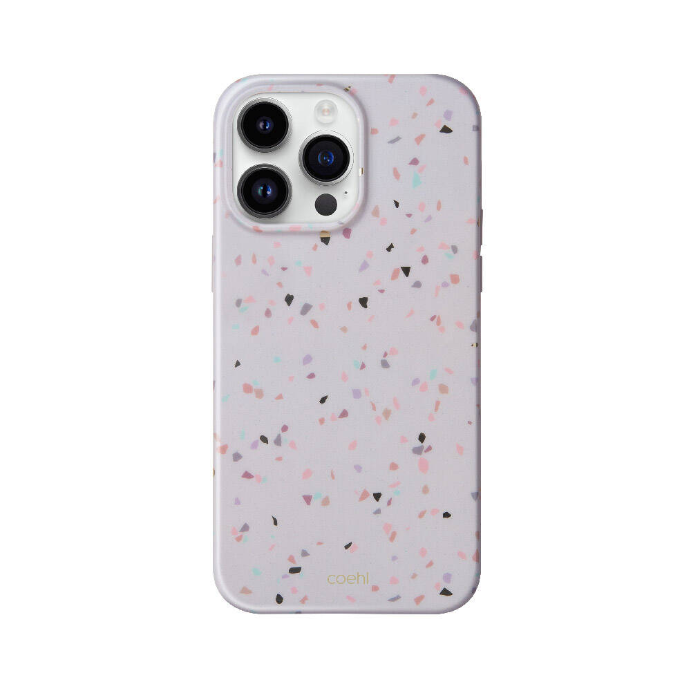 Apple iPhone 14 Pro Max Kılıf Mozaik Desenli Coehl Terrazzo Kapak - Görsel 3