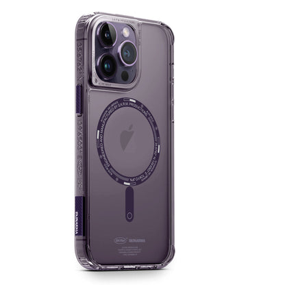 Apple iPhone 14 Pro Max Kılıf SkinArma Şeffaf Airbag Tasarımlı M-safe Şarj Özellikli Saido Kapak - Görsel 3
