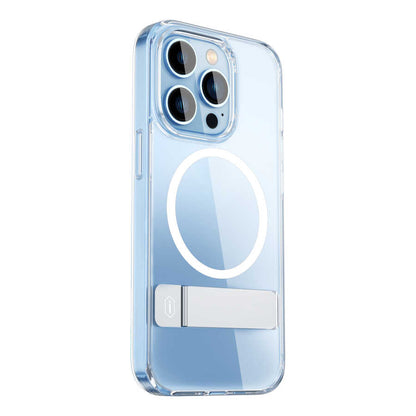 Apple iPhone 14 Pro Max Kılıf Standlı M-safe Wireless Şarj Özellikli Wiwu Aurora Serisi Kapak - Görsel 2