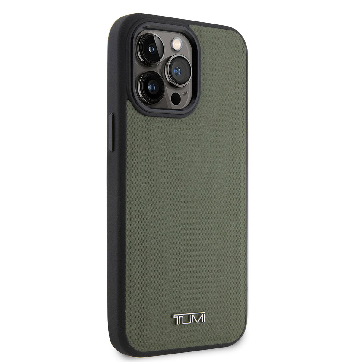 Apple iPhone 14 Pro Max Kılıf TUMI M-safe Şarj Özellikli Deri Noktalı Dizayn Kapak - Görsel 3