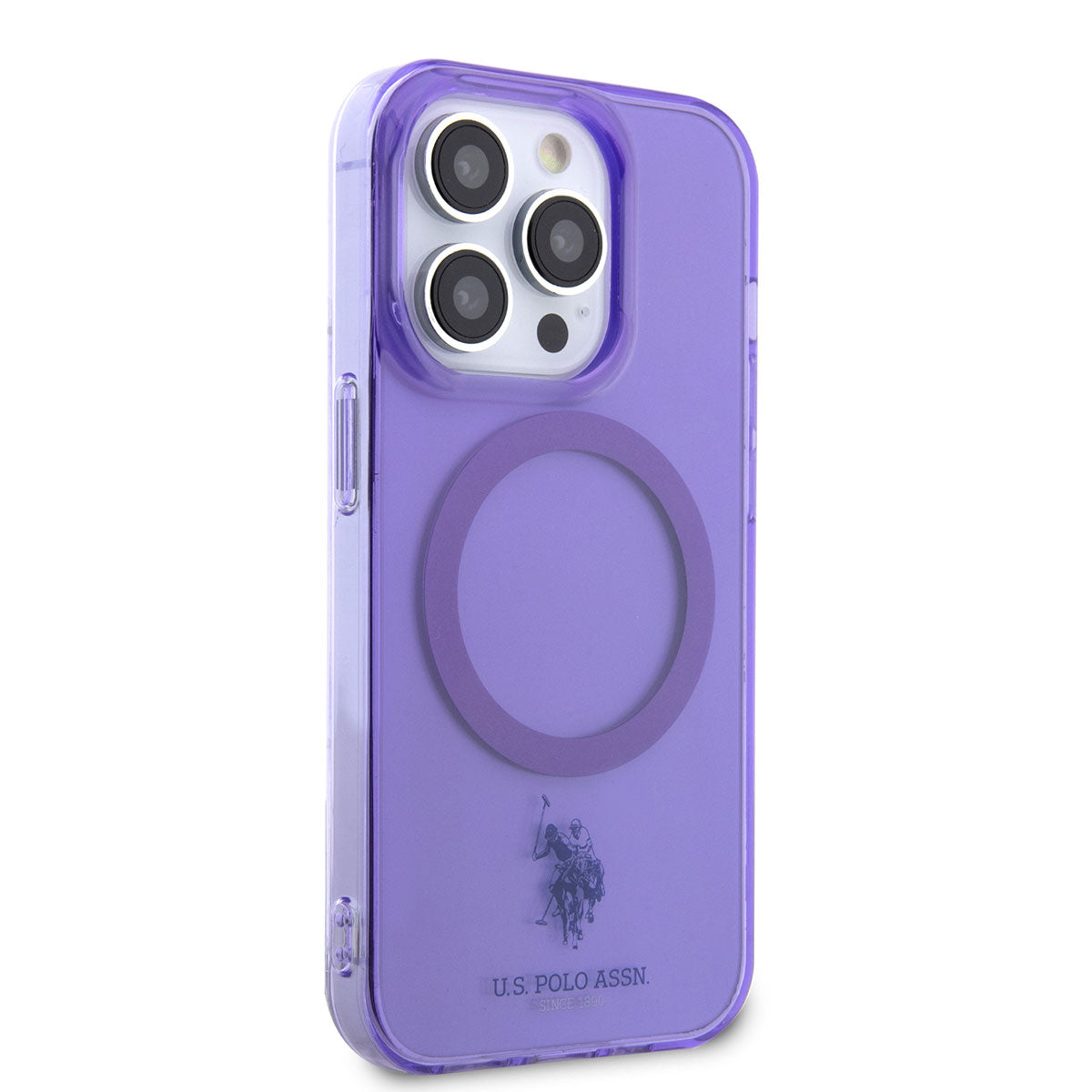 Apple iPhone 14 Pro Max Kılıf U.S. POLO ASSN. M-safe Şarj Özellikli Transparan Tasarım Kapak - Görsel 2