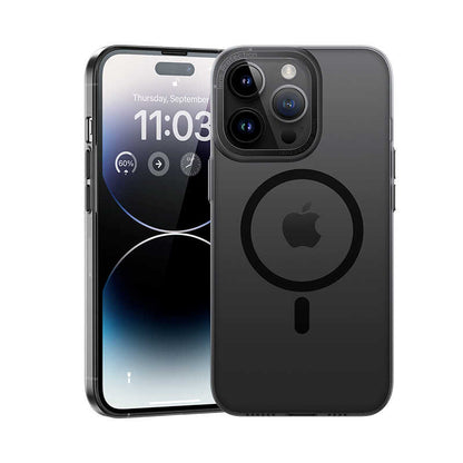 Apple iPhone 14 Pro Max Kılıf Wireless Şarj Destekli Benks Magnetik Haze Kapak - Görsel 2