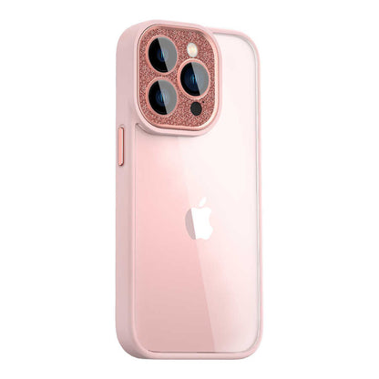 Apple iPhone 14 Pro Max Kılıf Wiwu GCC-105 Lens Korumalı Renkli Kenar Arkası Şeffaf Multicolor Kapak - Görsel 4