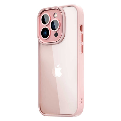Apple iPhone 14 Pro Max Kılıf Wiwu VCC-104 Lens Korumalı Renkli Kenar Arkası Şeffaf Vivid Clear Kapak - Görsel 4