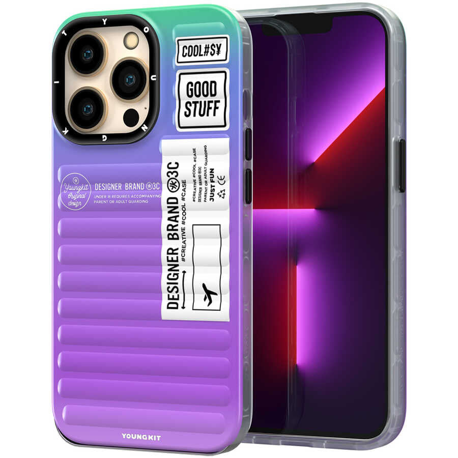 Apple iPhone 14 Pro Max Kılıf YoungKit The Secret Color Serisi Kapak - Görsel 5