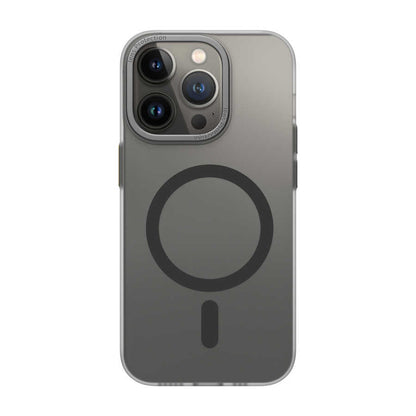 Apple iPhone 14 Pro Max Wiwu Frosted Magnetic Buzlu Sert PC Kapak - Görsel 3