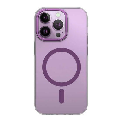 Apple iPhone 14 Pro Max Wiwu Frosted Magnetic Buzlu Sert PC Kapak - Görsel 4