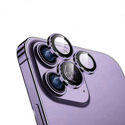 Apple iPhone 14 Pro Max Wiwu Lens Guard Metal Kamera Lens Koruyucu - Görsel 5