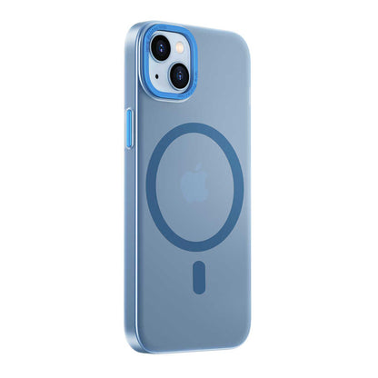 Apple iPhone 14 Wiwu Frosted Magnetic Buzlu Sert PC Kapak - Görsel 2