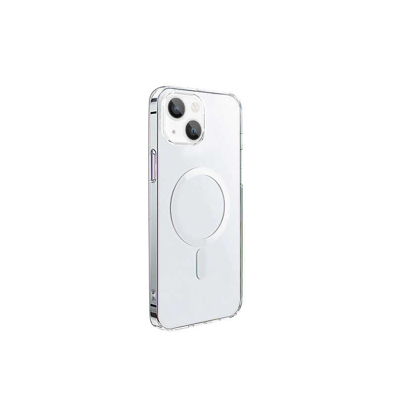 Apple iPhone 14 Wiwu M-safe Şarj Özellikli Lens Korumalı Şeffaf Silikon Kapak - Görsel 4