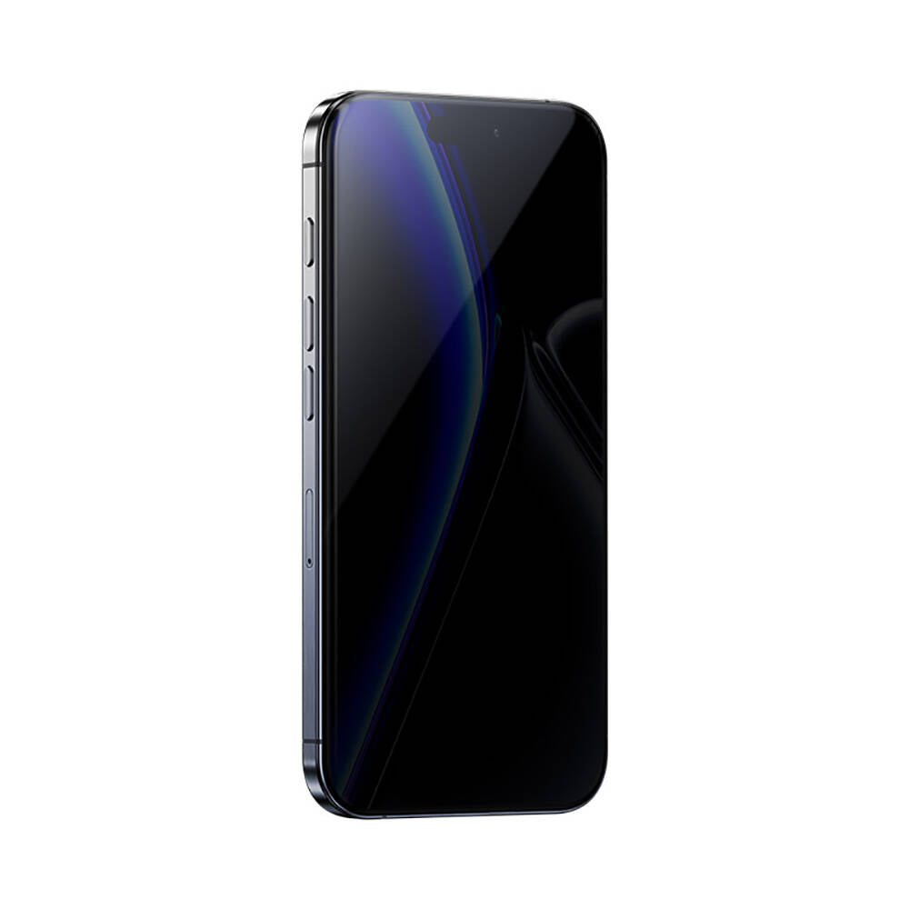 Apple iPhone 15 Benks Glass Warrior Privacy HD Cam Ekran Koruyucu + Kolay Uygulama Aparatlı - Görsel 2