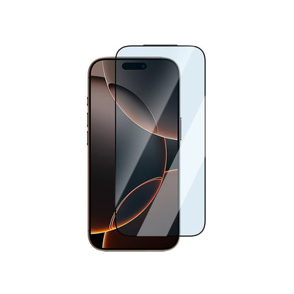 Apple iPhone 15 CaseWorld Applicator Serisi 2.5D Eyesafe Mavi Işık Teknolojili 0.33mm Temperli Cam Ekran Koruyucu + Uygulama Aparatı - Görsel 2