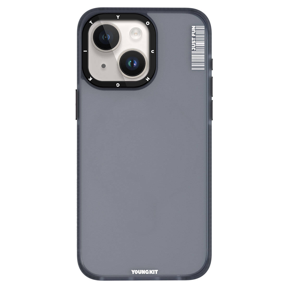Apple iPhone 15 Kılıf Buzlu Mat Tasarım Youngkit Colored Sand Serisi Kapak - Görsel 2