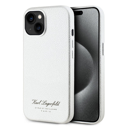 Apple iPhone 15 Kılıf Karl Lagerfeld Orjinal Lisanslı KL Yazılı Hotel Kapak - Görsel 3
