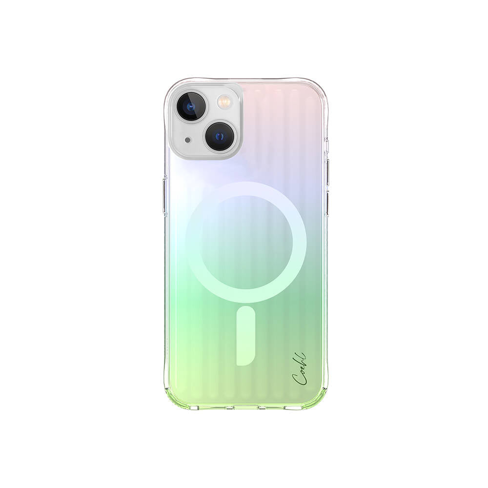 Apple iPhone 15 Kılıf M-safe Şarj Özellikli Parlayan Arka Yüzey Coehl Linear Kapak - Görsel 2