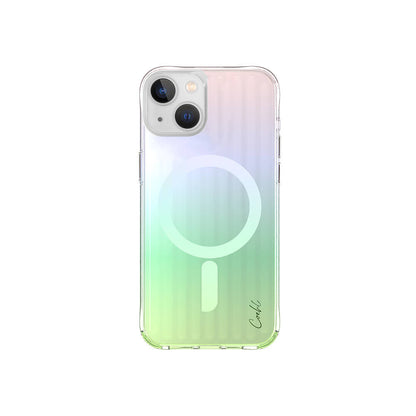 Apple iPhone 15 Kılıf M-safe Şarj Özellikli Parlayan Arka Yüzey Coehl Linear Kapak - Görsel 2