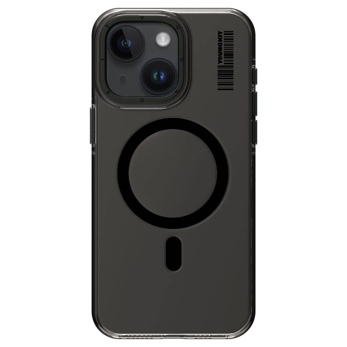 Apple iPhone 15 Kılıf M-safe Şarj Özellikli Şeffaf Youngkit Crystal Shield Serisi Kapak - Görsel 3