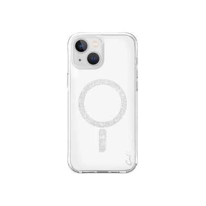 Apple iPhone 15 Kılıf M-safe Şarj Özellikli Simli Magnetik Coehl Glace Kapak