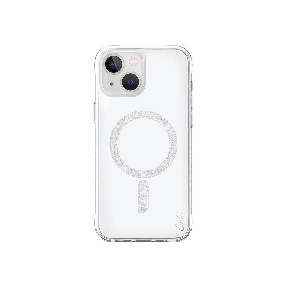Apple iPhone 15 Kılıf M-safe Şarj Özellikli Simli Magnetik Coehl Glace Kapak - Görsel 2