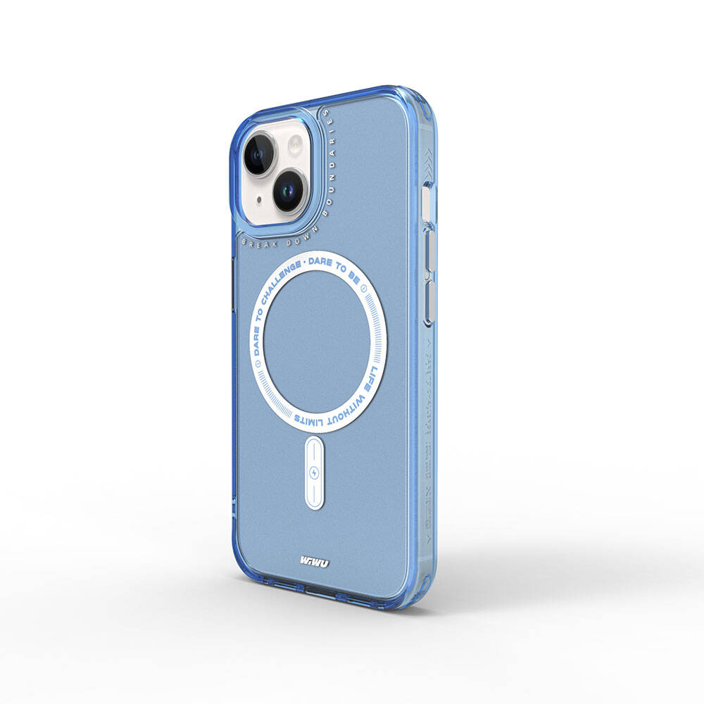 Apple iPhone 15 Kılıf M-safe Şarj Özellikli Wiwu Basic Color J Serisi Kapak - Görsel 3