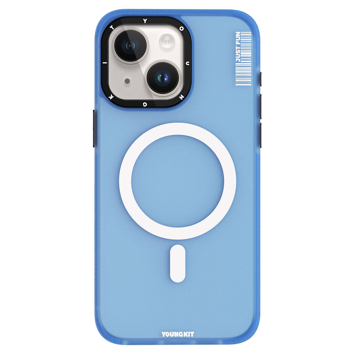 Apple iPhone 15 Kılıf M-safe Şarj Özellikli Youngkit Colored Sand Serisi Kapak - Görsel 2