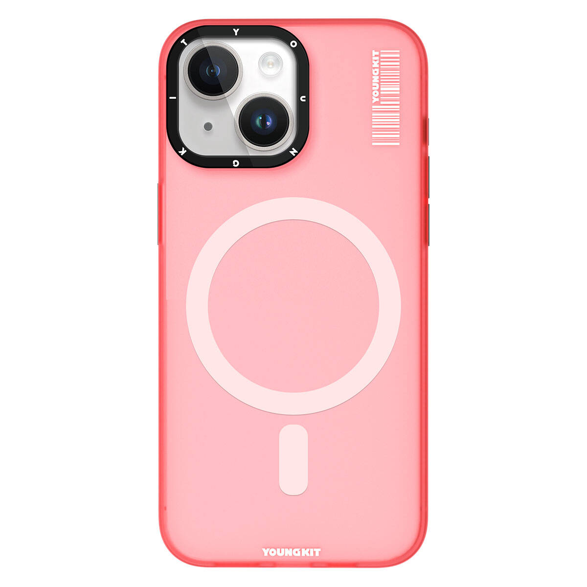 Apple iPhone 15 Kılıf M-safe Şarj Özellikli Youngkit Hidden Sand Serisi Kapak - Görsel 5
