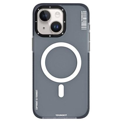 Apple iPhone 15 Kılıf M-safe Şarj Özellikli Youngkit Jiansha Serisi Kapak - Görsel 2