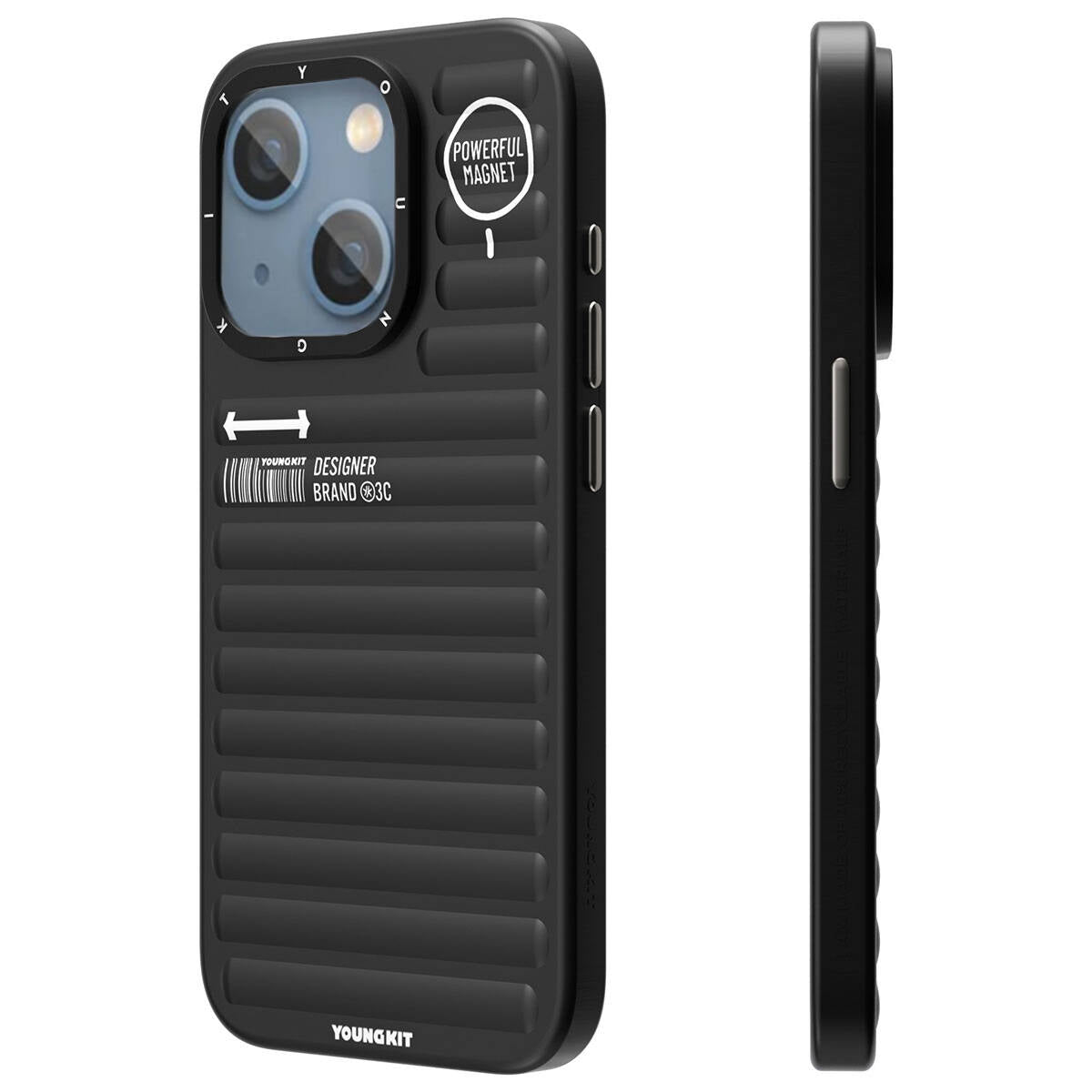 Apple iPhone 15 Kılıf Mat Renkli Tasarım YoungKit Original Serisi Kapak - Görsel 5