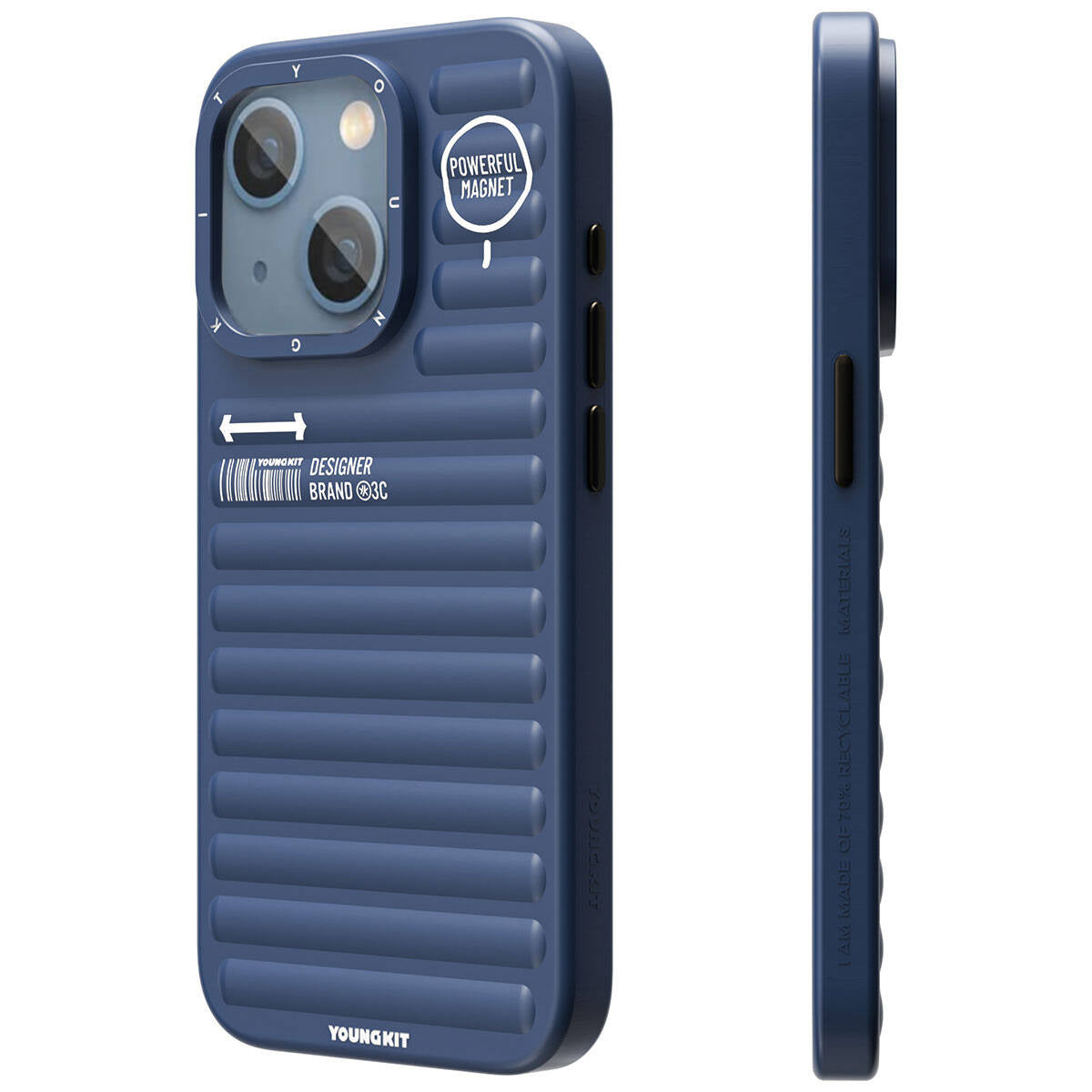 Apple iPhone 15 Kılıf Mat Renkli Tasarım YoungKit Original Serisi Kapak - Görsel 4