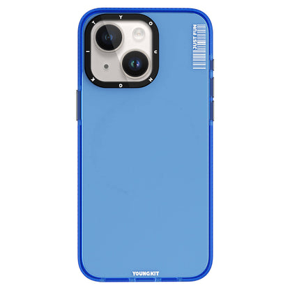 Apple iPhone 15 Kılıf Pürüzsüz Düz Arka Yüzey YoungKit Crystal Color Serisi Kapak - Görsel 3