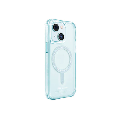 Apple iPhone 15 Kılıf SkinArma Şeffaf Airbag Tasarımlı M-safe Şarj Özellikli Saido Kapak - Görsel 5