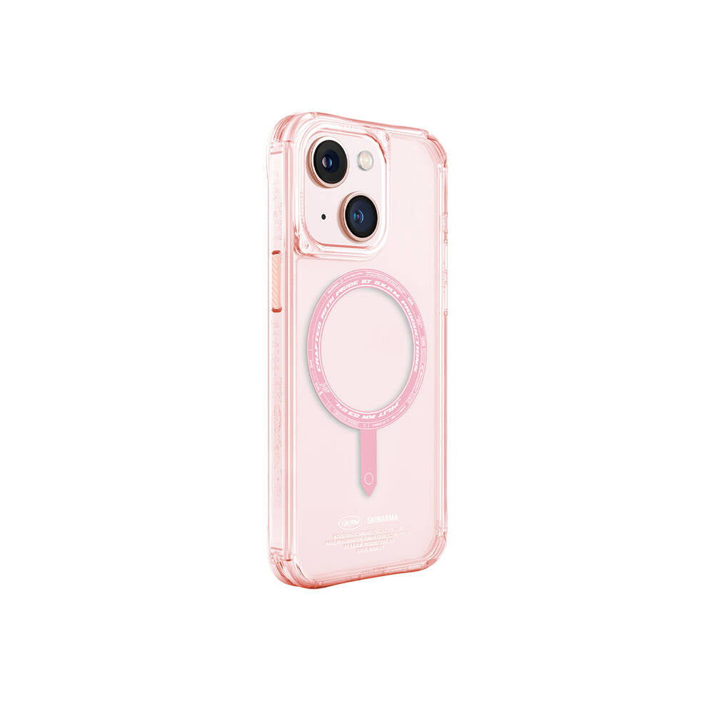 Apple iPhone 15 Kılıf SkinArma Şeffaf Airbag Tasarımlı M-safe Şarj Özellikli Saido Kapak - Görsel 6