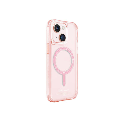 Apple iPhone 15 Kılıf SkinArma Şeffaf Airbag Tasarımlı M-safe Şarj Özellikli Saido Kapak - Görsel 6