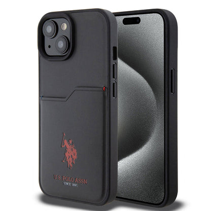 Apple iPhone 15 Kılıf U.S. Polo Assn. Orjinal Lisanslı Baskı Logolu PU Kartlıklı Kapak - Görsel 2