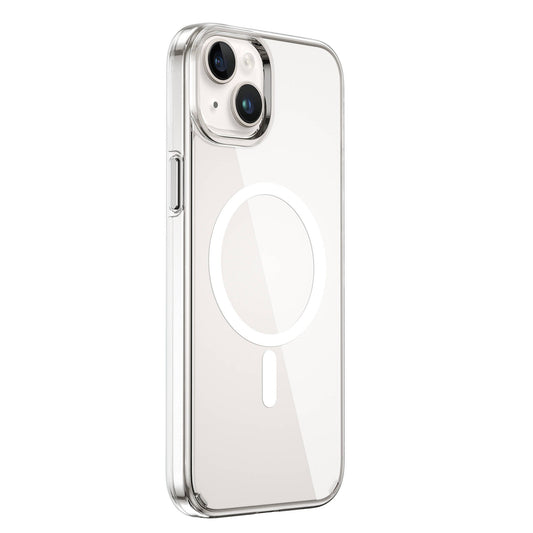 Apple iPhone 15 Kılıf Wiwu FYY-014 M-safe Şarj Özellikli Şeffaf Kapak