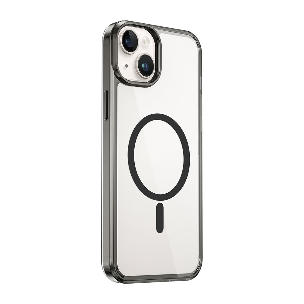 Apple iPhone 15 Kılıf Wiwu MCC-101 Magnetic Crystal Sert PC Kapak - Görsel 2