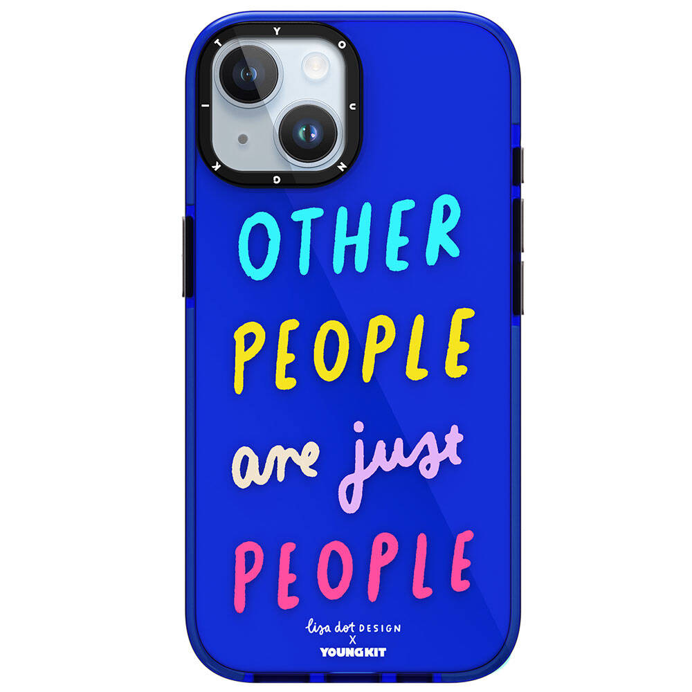 Apple iPhone 15 Kılıf Yazı Desenli Youngkit Mindfulness Serisi Kapak - Görsel 4