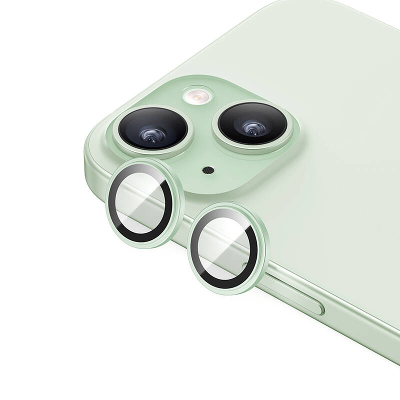 Apple iPhone 15 Plus Benks King Kong Corning Kamera Lens Koruyucu - Görsel 5
