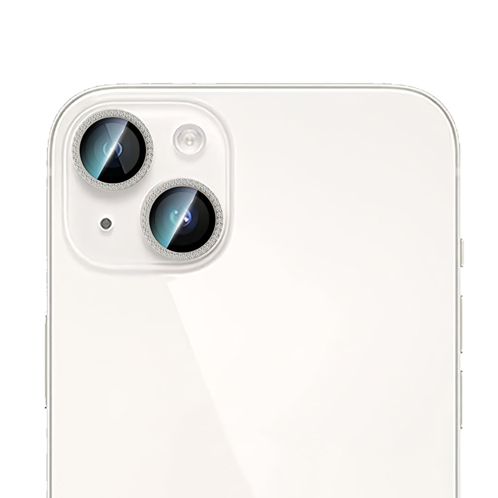 Apple iPhone 15 Plus CaseWorld Alloy Sparkling Diamond Serisi Taşlı Lens Koruyucu - Görsel 3